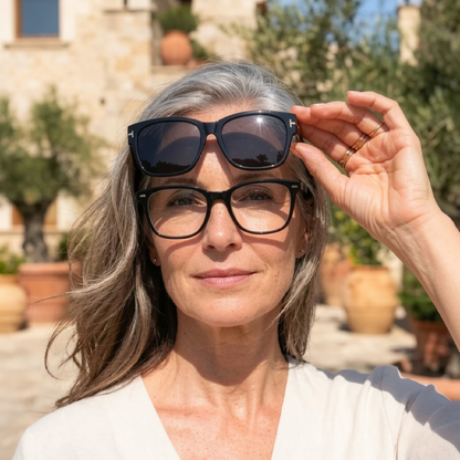 OptiShade™ – Clip-On Sun Protection for Your Existing Glasses