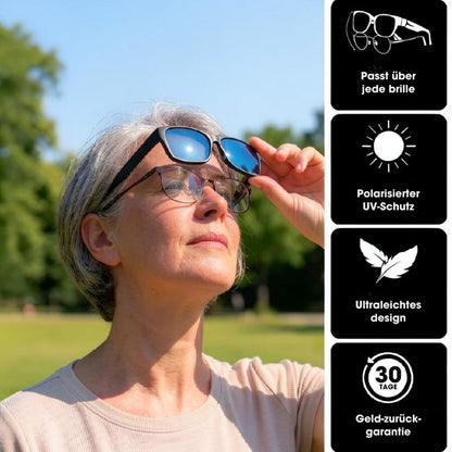 OptiShade™ – Clip-On Sun Protection for Your Existing Glasses