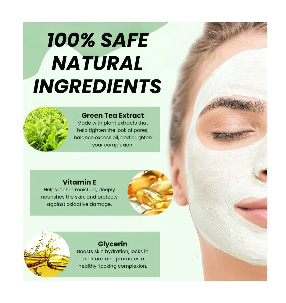 TeaMask® – Deep-Cleansing Green Tea Mask